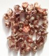 50 7mm Crystal Copper Capri Bell Flower Beads